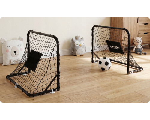 Ворота футбольні Neo‑Sport NS‑486 60 х 45 х 25 см, чорні