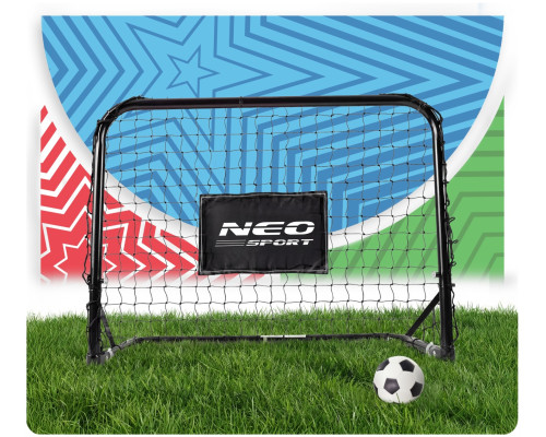 Ворота футбольні Neo‑Sport NS‑486 60 х 45 х 25 см, чорні