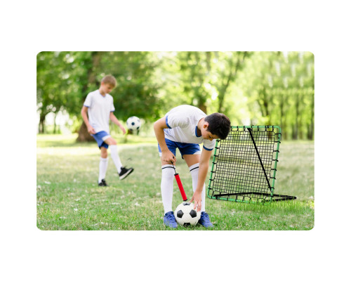 Сітка тренувальна для футболу Neo-Sport 100 x 100 см, чорно-зелена