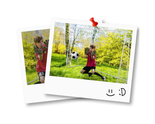 Ворота футбольні Neo‑Sport NS‑492 183 х 122 х 61 см, чорні