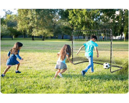 Ворота футбольні Neo‑Sport NS‑492 183 х 122 х 61 см, чорні