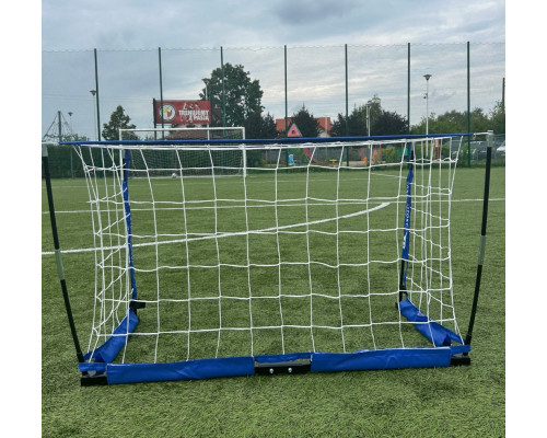 Ворота футбольні YakimaSport MINI UNI 120 х 80 см, синьо-білі Ворота футбольні YakimaSport MINI UNI 120 х 80 см, синьо-білі