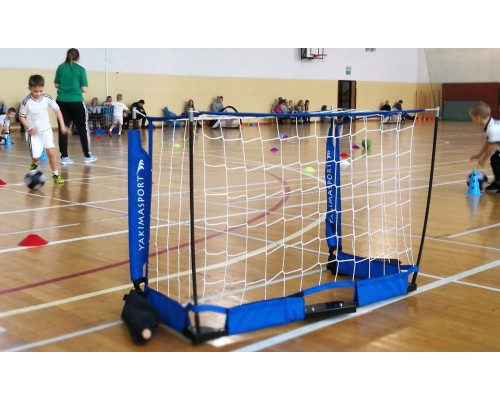 Ворота футбольні YakimaSport MINI UNI 120 х 80 см, синьо-білі Ворота футбольні YakimaSport MINI UNI 120 х 80 см, синьо-білі