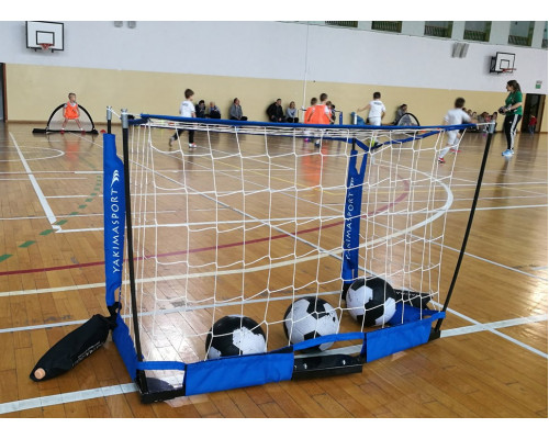 Ворота футбольні YakimaSport MINI UNI 120 х 80 см, синьо-білі Ворота футбольні YakimaSport MINI UNI 120 х 80 см, синьо-білі