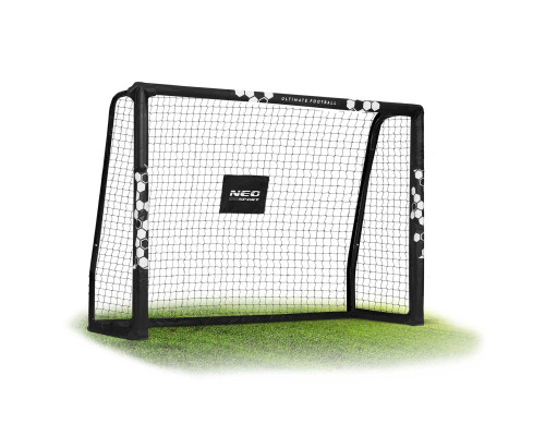 Ворота футбольні Neo-Sport NS-462 180 x 120 x 60 см, чорно-білі