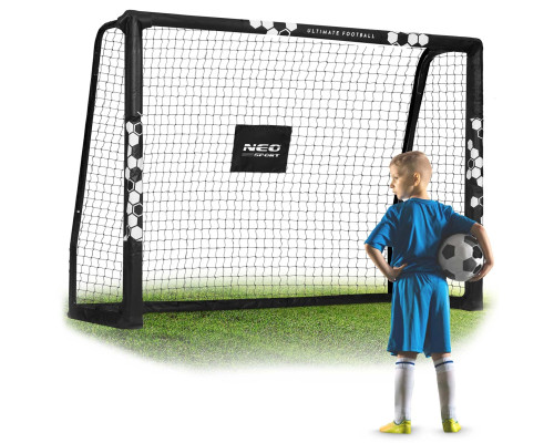 Ворота футбольні Neo-Sport NS-462 180 x 120 x 60 см, чорно-білі