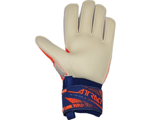 Рукавички воротарські Reusch Attrakt Solid 5570516 2500 р.10, біло-помаранчеві Рукавички воротарські Reusch Attrakt Solid 5570516 2500 р.10, біло-помаранчеві