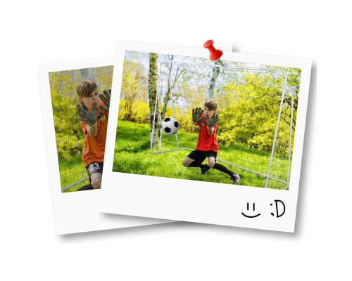 Ворота футбольні Neo‑Sport NS-1456 300 х 200 х 120 см, білі