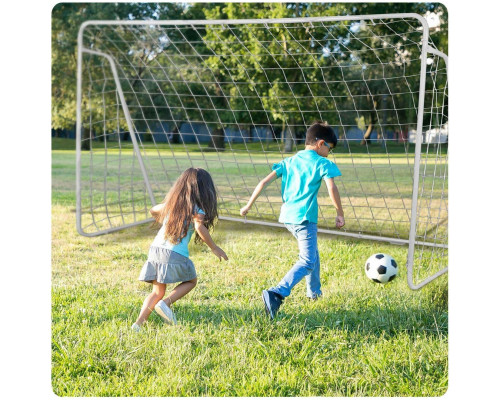 Ворота футбольні Neo‑Sport NS-1456 300 х 200 х 120 см, білі