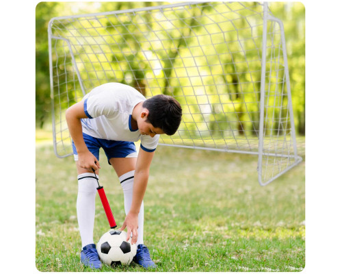 Ворота футбольні Neo‑Sport NS-1456 300 х 200 х 120 см, білі