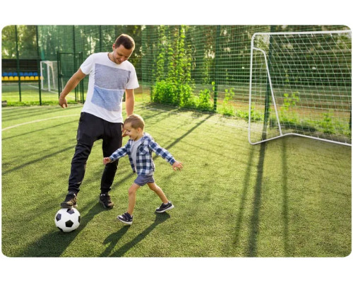 Ворота футбольні Neo‑Sport NS-1456 300 х 200 х 120 см, білі