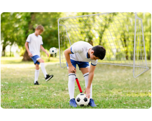 Ворота футбольні Neo‑Sport NS-1456 300 х 200 х 120 см, білі