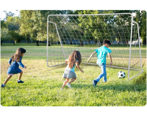 Ворота футбольні Neo‑Sport NS-1456 300 х 200 х 120 см, білі