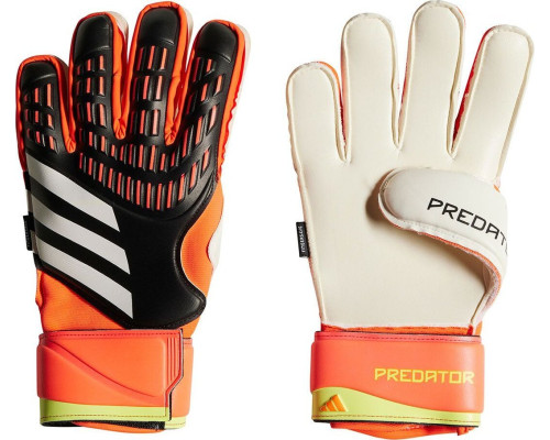 Рукавички воротарські Adidas Predator Glove Match Fingersave IQ4037 р. 8,5, різнокольорові Рукавички воротарські Adidas Predator Glove Match Fingersave IQ4037 р. 8,5, різнокольорові