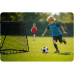 Сітка тренувальна для футболу Neo-Sport NS-1490 Rebounder 120 x 120 х 107 см, чорні