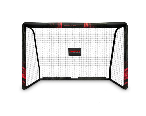 Ворота футбольні Neo‑Sport NS-1463 180 х 120 х 60 см, чорно-червоні