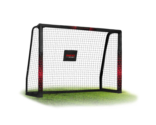 Ворота футбольні Neo‑Sport NS-1463 180 х 120 х 60 см, чорно-червоні