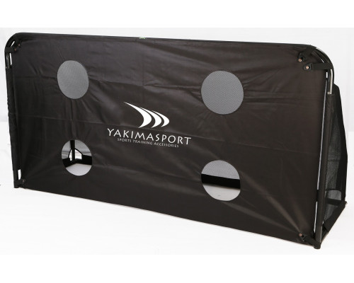 Мішень для футбольних воріт Yakimasport Giza 300 х 150 см, чорна Мішень для футбольних воріт Yakimasport Giza 300 х 150 см, чорна