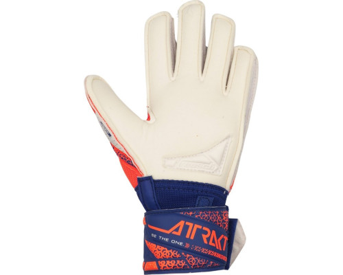 Рукавички воротарські Reusch Attrakt Silver Junior 5572214 2500 р.7, помаранчево-сині Рукавички воротарські Reusch Attrakt Silver Junior 5572214 2500 р.7, помаранчево-сині