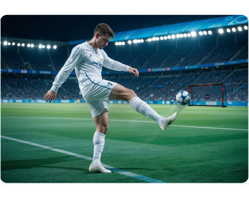 Ворота футбольні Neo‑Sport Dots NS‑473 300 х 200 х 120 см, чорно-червоні