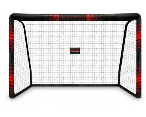 Ворота футбольні Neo‑Sport Dots NS‑473 300 х 200 х 120 см, чорно-червоні
