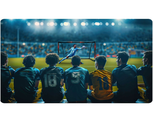 Ворота футбольні Neo‑Sport Dots NS‑473 300 х 200 х 120 см, чорно-червоні