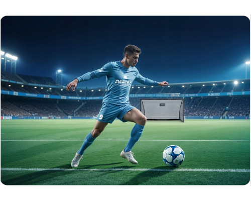 Ворота футбольні Neo‑Sport NS‑497 300 х 200 х 90 см, чорні