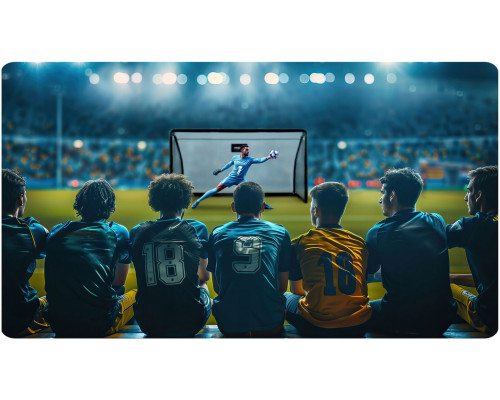 Ворота футбольні Neo‑Sport NS‑497 300 х 200 х 90 см, чорні