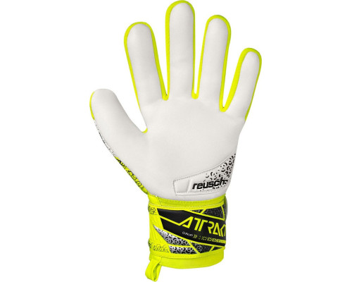 Рукавички воротарські Reusch Attrakt Grip 5570815 2014 р.9,5, жовто-чорні Рукавички воротарські Reusch Attrakt Grip 5570815 2014 р.9,5, жовто-чорні