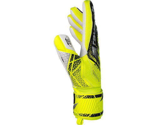 Рукавички воротарські Reusch Attrakt Grip 5570815 2014 р.9,5, жовто-чорні Рукавички воротарські Reusch Attrakt Grip 5570815 2014 р.9,5, жовто-чорні