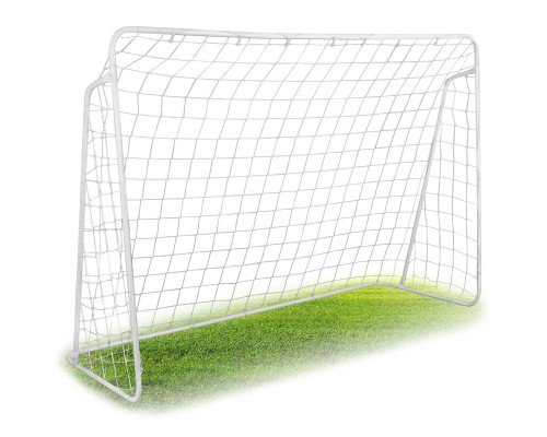 Ворота футбольні Neo-Sport 245 x 155 x 80 см, білі
