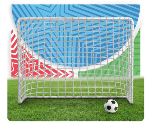 Ворота футбольні Neo‑Sport NS‑485-2 183 х 122 х 61 см, білі