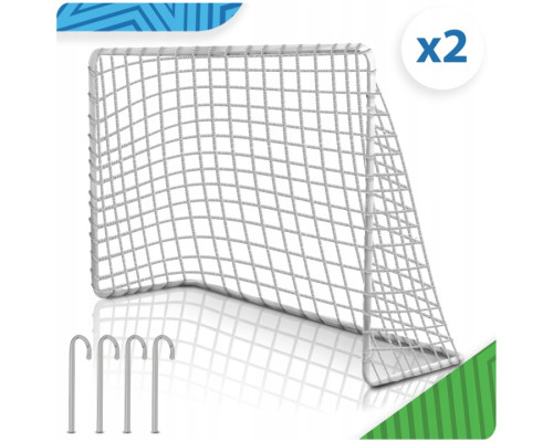 Ворота футбольні Neo‑Sport NS‑485-2 183 х 122 х 61 см, білі