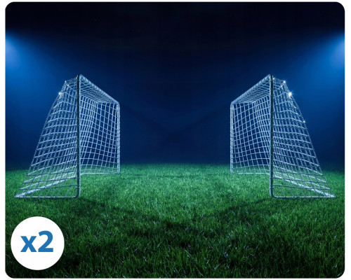 Ворота футбольні Neo‑Sport NS‑485-2 183 х 122 х 61 см, білі