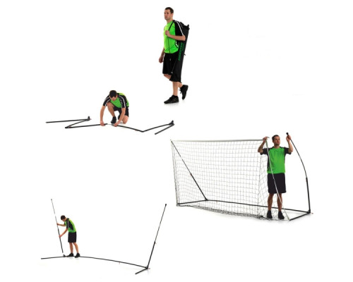 Футбольні ворота QUICKPLAY KICKSTER 12x6' 360x180 см Футбольні ворота QUICKPLAY KICKSTER 12x6' 360x180 см