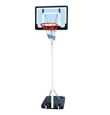 Стійка баскетбольна Spartan Sport 260 см, чорно-біла