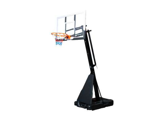 Стійка баскетбольна регульована inSPORTline Dunkster III 305 см, чорно-біла