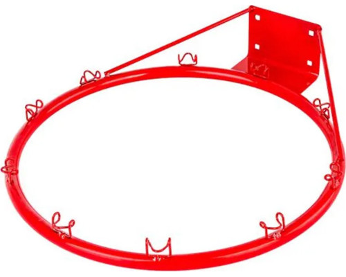 Кільце баскетбольне Ramiz YC856P 41,5 см, м'яч + насос, червоне