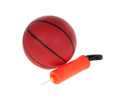 Щит баскетбольний Ramiz AT-828 45,5 x 30,5 см, м'яч + насос, чорно-сірий