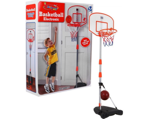 Стійка баскетбольна Ramiz 39881D 170 см, біло-помаранчева