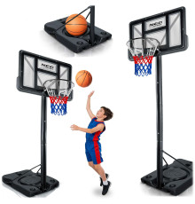 Стійка для баскетболу Neo‑Sport NS‑283 170-305 см, чорна