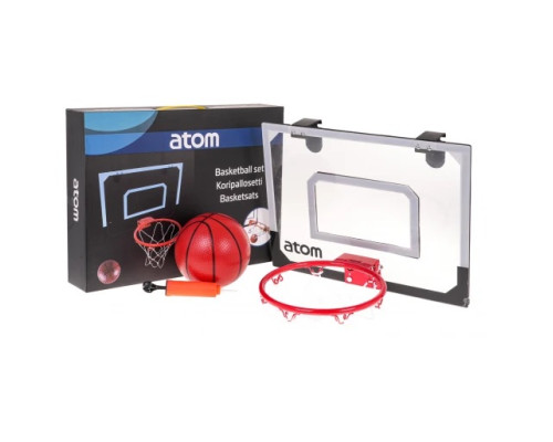 Щит баскетбольний Ramiz LC40303-3 30 x 40 см, м'яч + насос, чорно-сірий