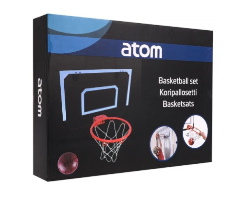 Щит баскетбольний Ramiz LC40303-3 30 x 40 см, м'яч + насос, чорно-сірий