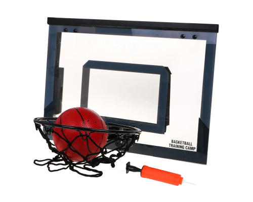 Щит баскетбольний Ramiz 22-346 30,5 x 42,5 см, м'яч + насос, чорний