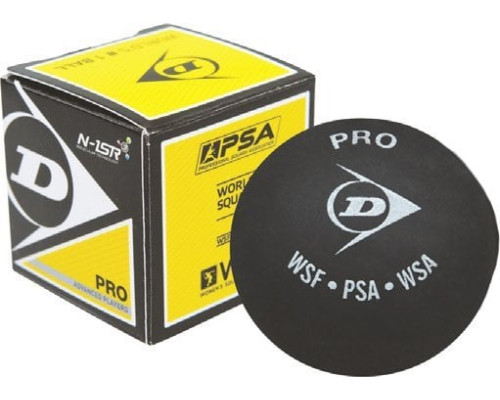 М'ячі для сквошу Dunlop PRO 12 шт, чорні М'ячі для сквошу Dunlop PRO 12 шт, чорні