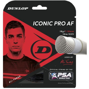 Струни для сквошу Dunlop Iconic PRO, чорні