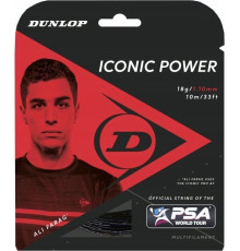 Струни для сквошу Dunlop Iconic Power, чорні