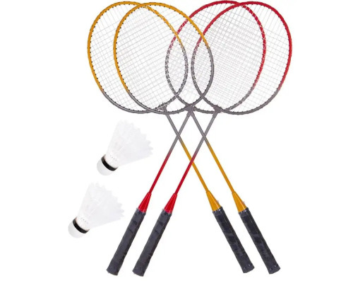 Набір для бадмінтону та волейболу Enero 10-в-1, жовто-червоний