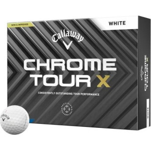 М'ячі для гольфу Callaway Chrome Tour X 12 шт, білі