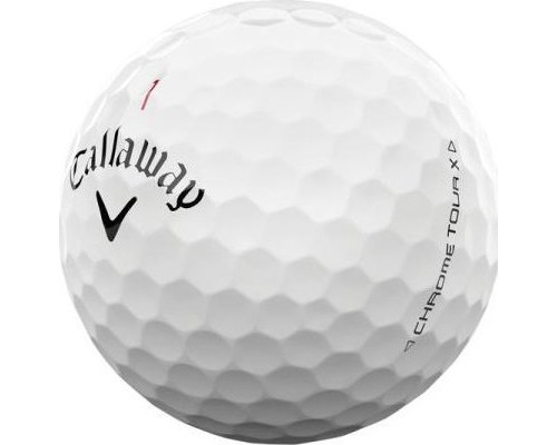 М'ячі для гольфу Callaway Chrome Tour X 12 шт, білі М'ячі для гольфу Callaway Chrome Tour X 12 шт, білі
